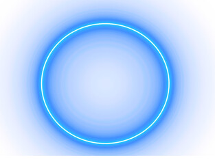 Abstract background with blue circles, circle png transparent background, glowing circle png