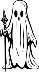 ghost warrior cartoon