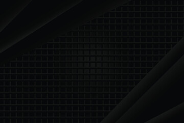 black abstract background in vector
