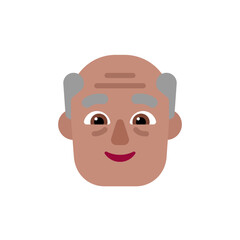 Old Man: Medium Skin Tone