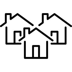 Fototapeta premium Private House Icon