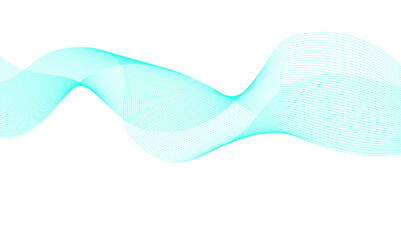 Abstract colorful glowing wave curved lines background.  Abstract frequency sound wave lines and technology curve lines background. Design used for banner, template, science, business and many more.