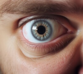 Obraz premium a big human eye extreme closeup.