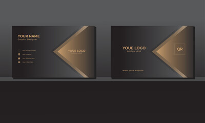 Business card for  personal official print company premium elegant as well as branding office own void grab introduction business gold visiting name posh hotel stylish modern black  classic .