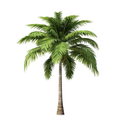 palm tree isolated on transparent background