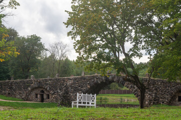 Obraz premium The Vasilevo estate is an open-air museum of ancient architecture.