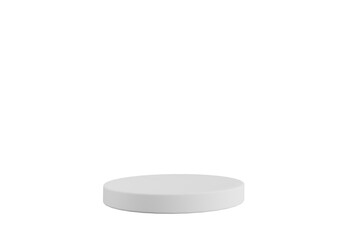 podium color 3D, white