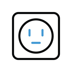 Socket Icon vector stock illustration