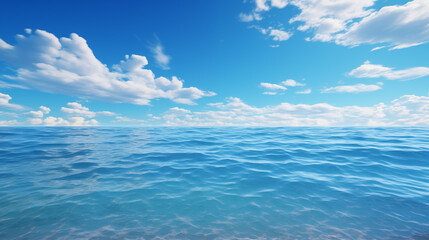 Fototapeta na wymiar Pictures of blue sea under beautiful sky 