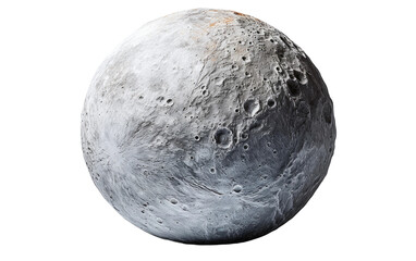 Ceres Asteroid Belts Largest Member Isolated on a Transparent Background PNG.