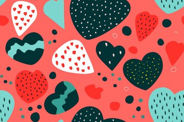 valentine risograph graphic shapes grain