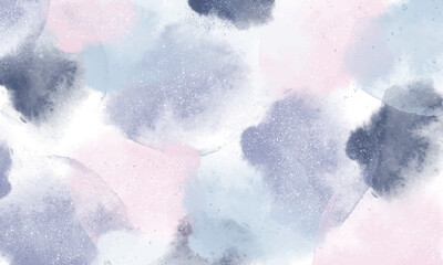 abstract watercolor background with glitter. aesthetic wallpaper design