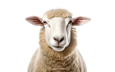 Versatile Polypay Sheep Farms Gem Isolated on a Transparent Background PNG. - obrazy, fototapety, plakaty