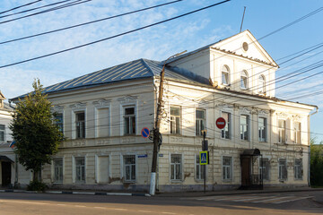 Fototapeta premium Torzhok is a picturesque city in the Tver region of Russia on the banks of the Tvertsa River. It is a trading city, known since the 12th century.