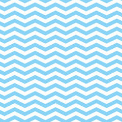 Cute chevron pattern vector background. Blue zigzag pattern wallpaper.