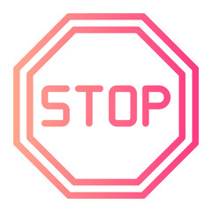 stop gradient icon