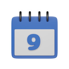 Day 9 3d icon