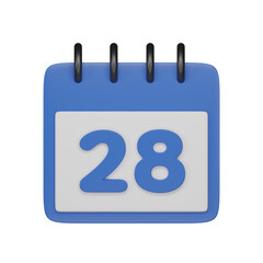 Day 28 3d icon