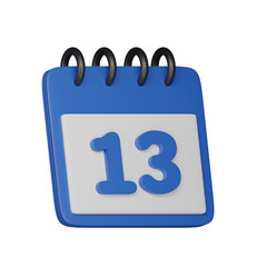 Day 13 3d icon