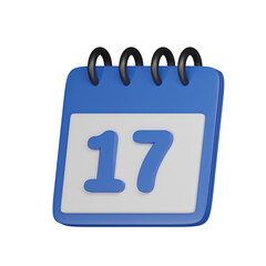 Day 17 3d icon