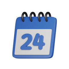 Day 24 3d icon