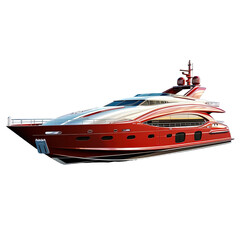 Yacht boat Isolated