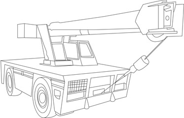 Contraction Vehicles coloring page