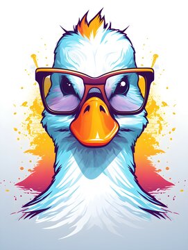 Cartoon Chicken With Glasses Images – Browse 5,612 Stock Photos ...