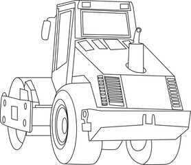 Contraction Vehicles coloring page