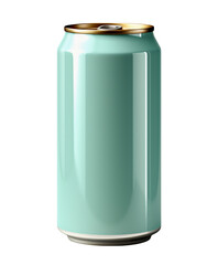 A Photorealistic Aluminum Can on White Background