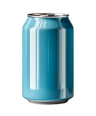 A Photorealistic Aluminum Can on White Background