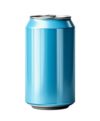 A Photorealistic Aluminum Can on White Background