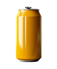 A Photorealistic Aluminum Can on White Background