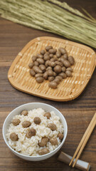 日本の食事｜むかごご飯　イメージ