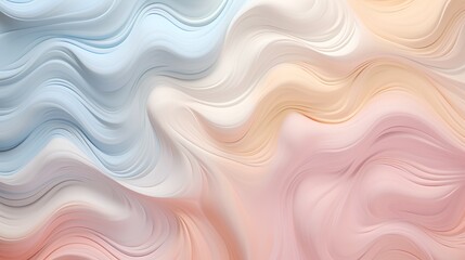 Obraz premium A highresolution image showcasing a closeup of a fabric texture with a soft, pastel color gradient. The material exudes a sense of calm and simplicity, perfect for aesthetic minimalism backgrounds.