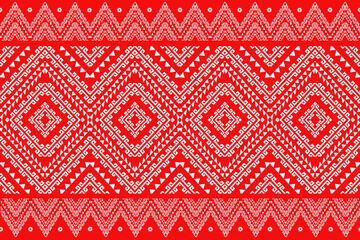 Traditional ethnic,geometric ethnic fabric pattern for textiles,rugs,wallpaper,clothing,sarong,batik,wrap,embroidery,print,background, illustration - obrazy, fototapety, plakaty