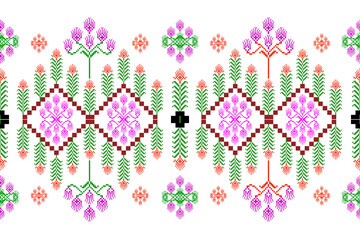 Traditional ethnic,geometric ethnic fabric pattern for textiles,rugs,wallpaper,clothing,sarong,batik,wrap,embroidery,print,background, illustration