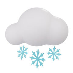 Snowflakes 3D Icon