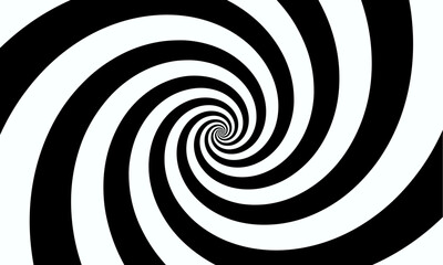 Fototapeta premium Hypnotic spiral background.Optical illusion style design. Vector illustration
