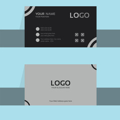 card design Modern,Creative,Clean,Vector,presentation,Simple design,template with triangles,Awesomw Business Card with company logo  Visiting card for business and personal use. Vector illustration.
