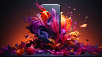 Spectrum of Touch: Intense Color on a Smart phone Device