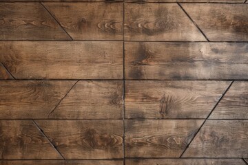 close-up of a weathered hardwood floor - obrazy, fototapety, plakaty
