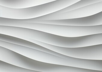 White abstract cloth background with soft waves