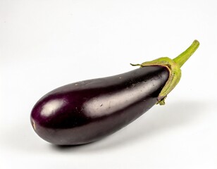 Isolated eggplant with white background
