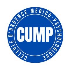 Symbole CUMP cellule d'urgence médico-psychologique	 - obrazy, fototapety, plakaty