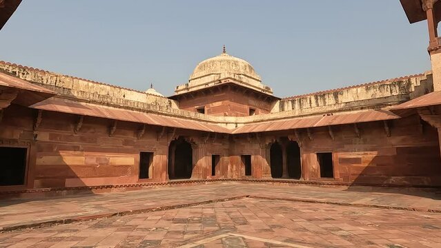Video of Inner Complex of Buland Darwaza in Fatehpur Sikri, Uttar Pradesh
