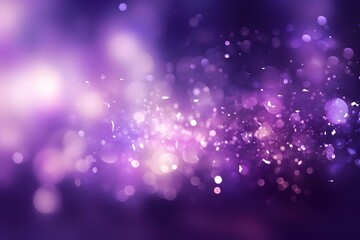 silver violet glow particle abstract bokeh background