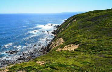 View of the Pacific Ocean from the Cape of Good Hope, Victoria, Australia
