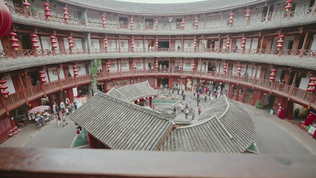 Southern Fujian, earth building, home ownership house, family residence