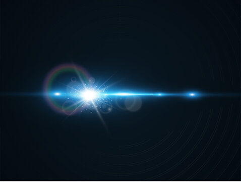 Bright light rays.Laser light on the background.
